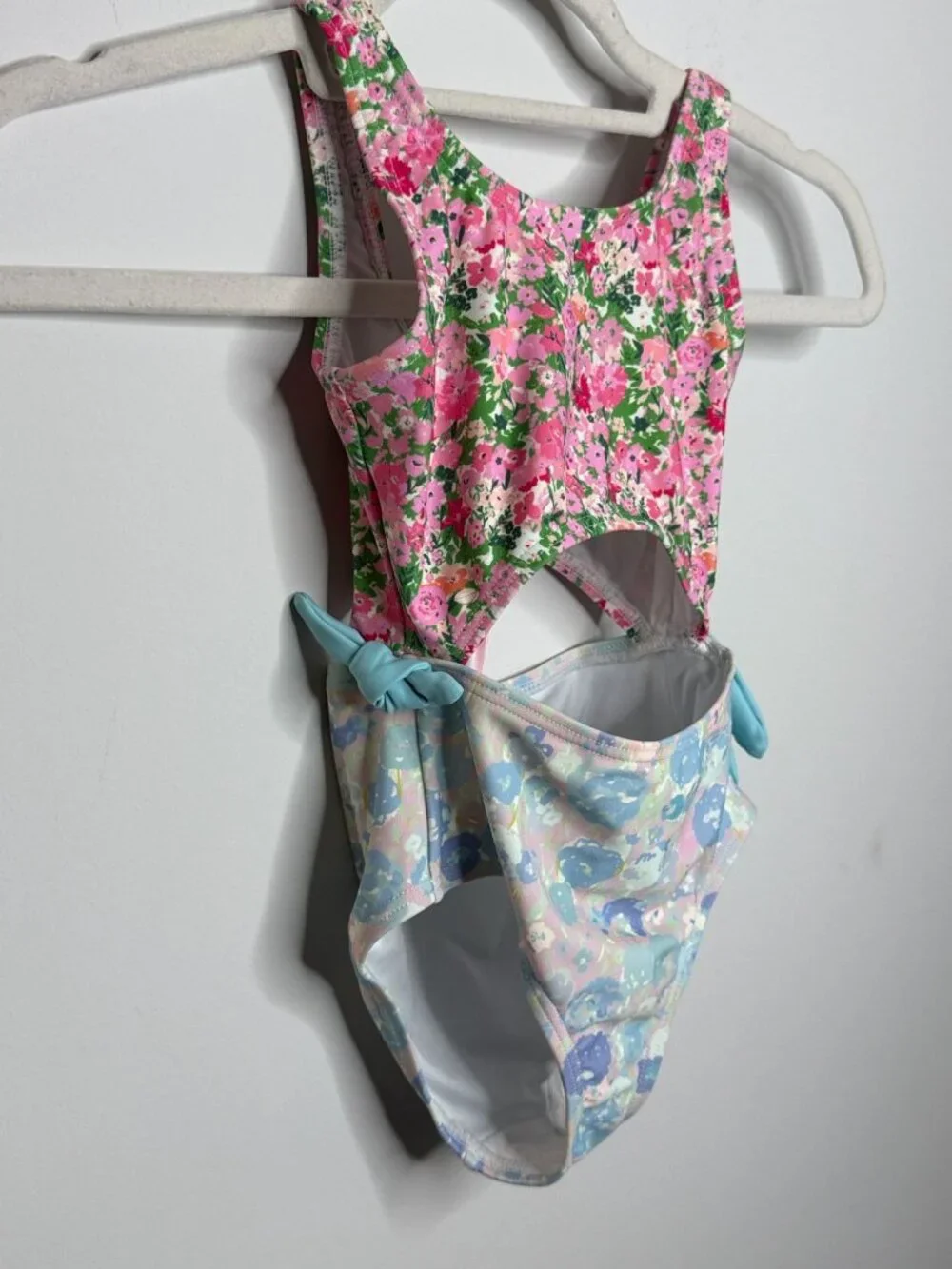 Sweet Honey Girls 4T Floral Cutout One Piece Swimsuit NWT